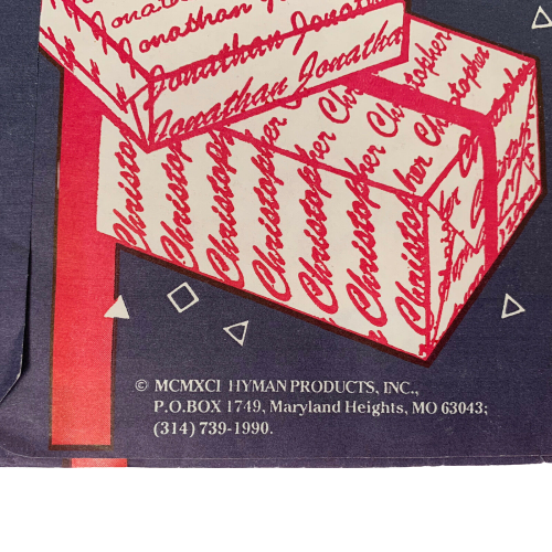 Vintage Gift Wrap Personalized You Name It One Sheet Wrapping Paper DON New - Picture 6 of 7