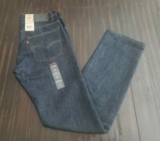 Levi’s Boys 511 Slim Fit Jeans Size 18 Reg 29 X 29 Dark Blue *Please read descr