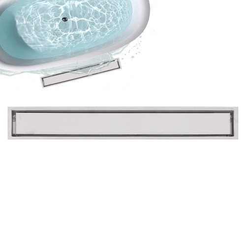 Linear Shower Drain, Stainless Steel Rectangle Shower Floor Drain - Picture 28 of 39