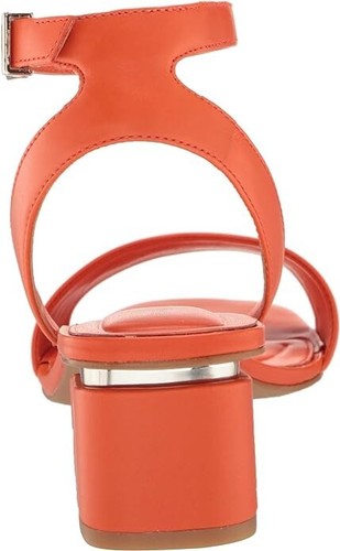 VINCE CAMUTO WOMEN ACAYLEE HEELED SANDALS SUNSET ORANGE SIZE 7.5 NEW IN BOX NWD - Picture 5 of 10