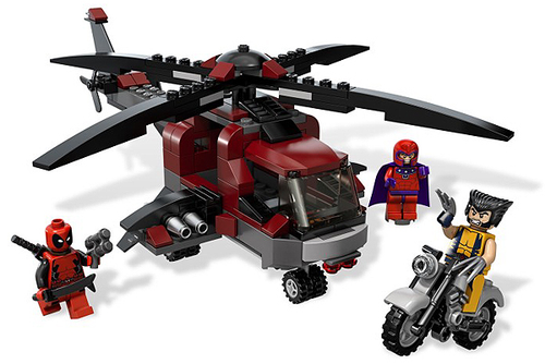 Lego Wolverine's Chopper Showdown 6866 Super Heroes Minifigure Building Set - Picture 2 of 2