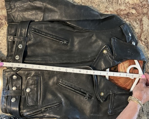GIACCA MOTO IN VERA PELLE TAGLIA GIOVANE - Foto 7 di 7