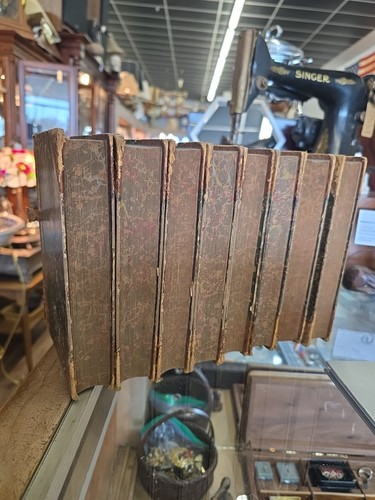 8 Books Set George Eliot Antique Hardcover Donohue Henneberry & Co Circa 1885 - Picture 6 of 16