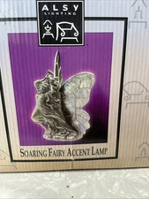 Alsy Lighting 8'H Soaring Fairy Tiffany Style Accent Lamp W/ Original Box
