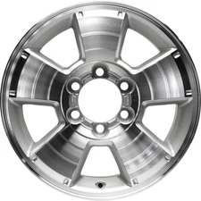 Refurbished 17x7.5 Machined Silver Wheel fits 2005-2015 Toyota Tacoma Pickup 2Wd