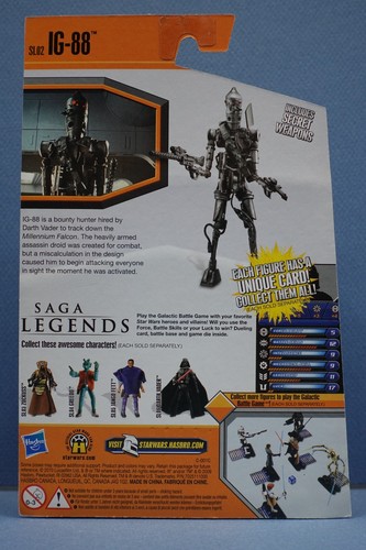 Star Wars Saga Legends Galactic Battle Game Action Figure SL02 IG-88 2010 - Picture 3 of 7