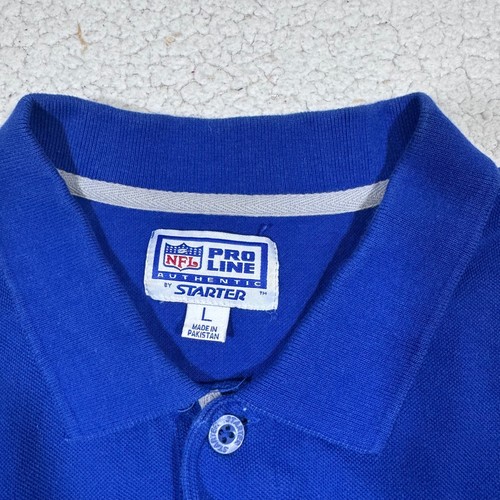Camisa polo vintage Starter NFL Pro Line Detroit Lions para hombre talla L manga corta - Imagen 6 de 7