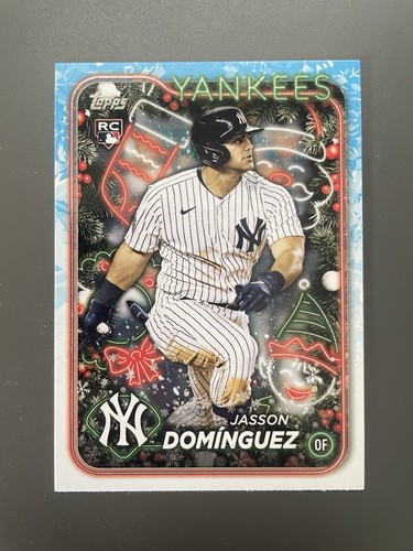 2024 Topps Holiday Jasson Dominguez #H75 Rookie RC - Picture 1 of 2