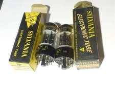 6BL7GT and 6BL7GTA Sylvania 2 NOS NEW tube Vintage Vacuum Receiving tubes TL31