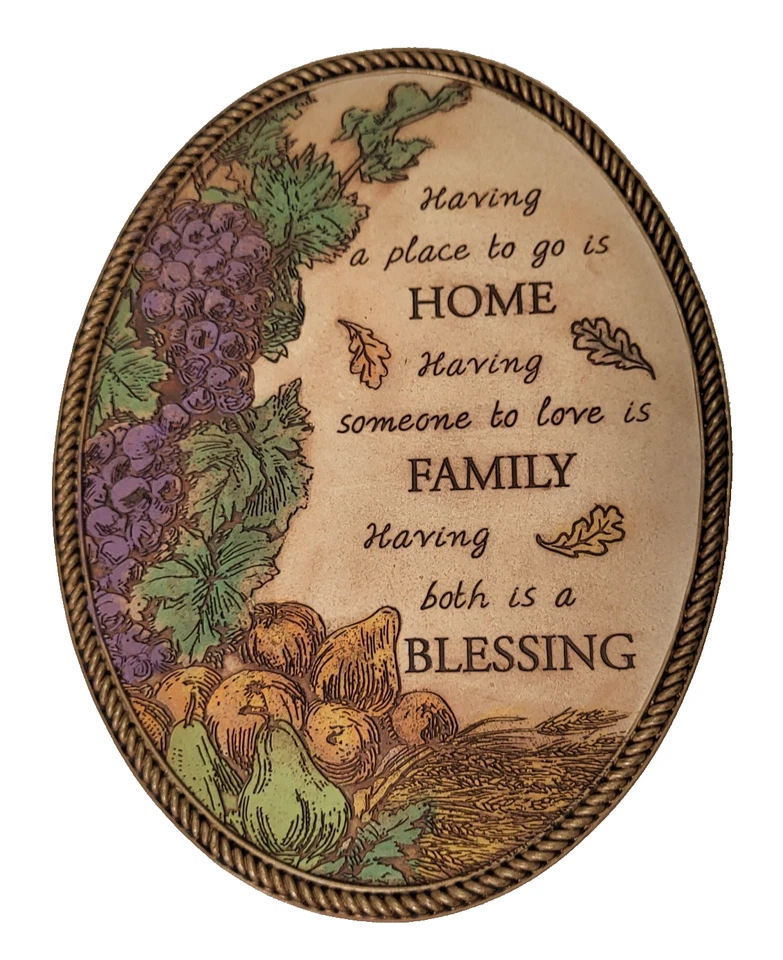 Juego de placas de pared de carretera para pastizales - hogar felicidad familia bendición interior/exterior Foto 3 de 4