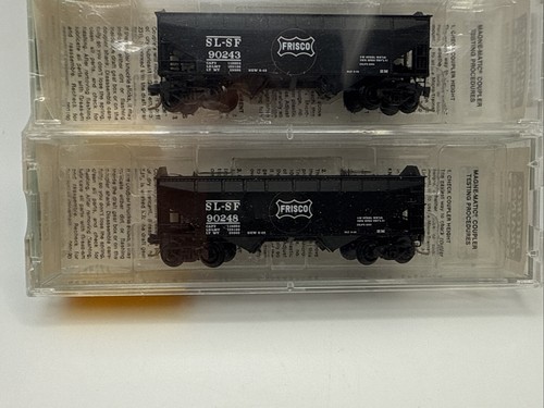 Tolvas de bahía gemelas escala N MTL #88012 FRISCO 33' ~ paquete de 3 ~ nuevas y selladas - Imagen 4 de 7