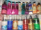 Bath And Body Works Travel (Mini Size) Bundle Mists & Hand Creams