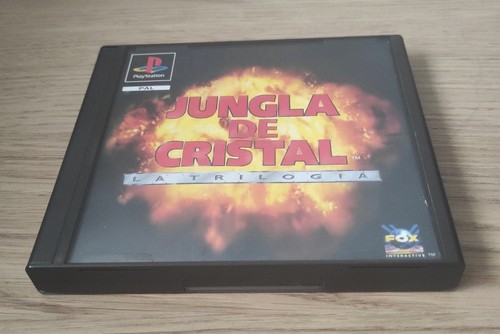 JUNGLA CRISTAL TRILOGIA PS1 PAL ESPAÑA PRIMERA EDICION MINT MUY RARO DIE HARD