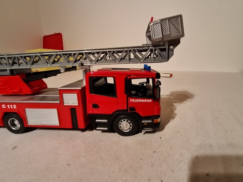 für Feuerwehr Diorama 1x Leiterwagen China 1x Jeep Bburage + 15 Preiser Figuren - Bild 5 von 20