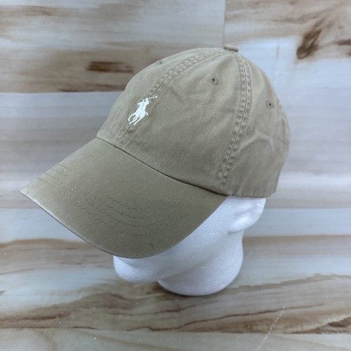 Polo Ralph Lauren Hombre Talla Única Algodón Chino Ajustable Gorra Beige Caqui - Imagen 2 de 13