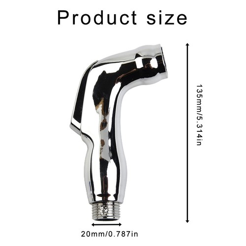2Stück/Set Bidet-Spray Handbrause Hygienisch PU/ABS Silber Toilette Shattaf - Bild 9 von 23