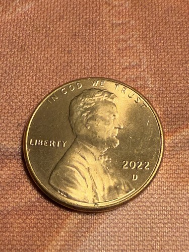2022 Denver Lincoln Cent Double Die Reverse - Picture 4 of 6