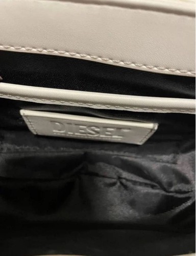 Diesel Damen ein paar mal getragen Tasche 1Dr Denim rot D Logo ohne Riemen Luxus gebraucht - Bild 4 von 4