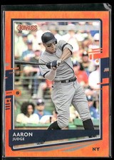 Aaron Judge #111 Holo Orange 2020 Donruss New York Yankees
