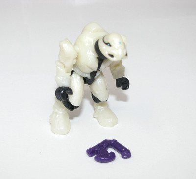 HALO MEGA BLOKS COVENANT WHITE ELITE COMMANDO MINI FIGURE 97110 SPECTRE AMBUSH