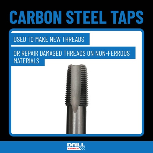2"-11-1/2" NPT Pipe Tap , Carbon Steel, DWTPT Series - Picture 2 of 5
