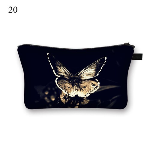 Handbag Butterfly Print Cosmetic Bag Storage Bag Cosmetic Bag Wash Bag Colorful☽ - Picture 20 of 37