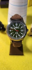  Men's Timex Expedition Indiglo 39mm T40051 with original leather strap