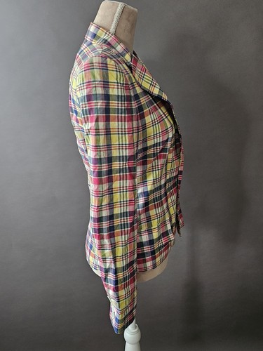 Ralph Ralph Lauren Blazer Women's 4 Multicolor Plaid Vintage - Picture 4 of 6