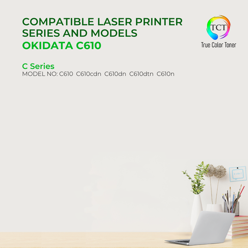 TCT Oki 44315303 Cyan Toner Cartridge For Okidata C610 C610n printer series - Picture 2 of 6