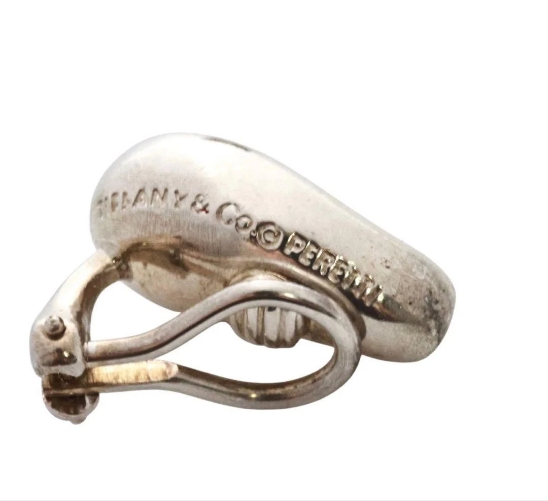 Tiffany & Co. SV925 Tropfen Ohrringe Silber Unisex Damen Accessoire Authentisch