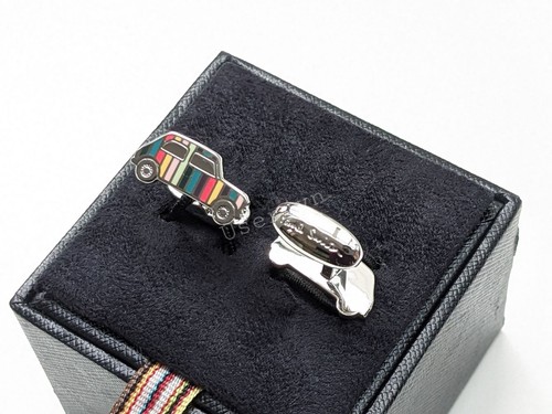 Paul Smith BNWT Signature Artist Stripe MINI Cufflinks RRP: £110 - Picture 6 of 7