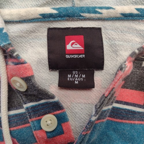 Pull indien aztèque indien surf Quiksilver capuche caban moyen - Photo 4/9