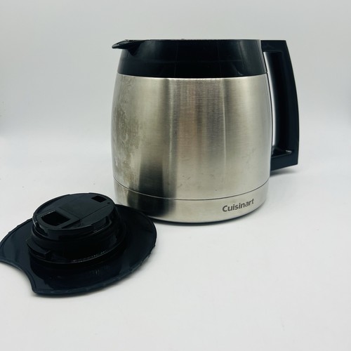 Cuisinart Coffee 12-Cup Thermal Carafe Stainless Steel Tea Pot Decanter & Lid - Picture 2 of 8
