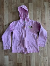 Y2K Disney Store Princess Embroidered Hoodie Full Zip Size 10/12 Crown GUC