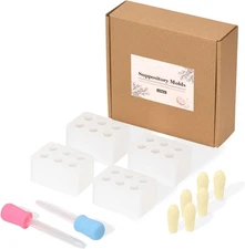 Fukumi Reusable Suppository Molds Kit, 2ML | 1 Count (Pack of 1), Transparent 