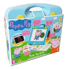 New Peppa Pig Reversible Table Top Easel Drawing Activity Set