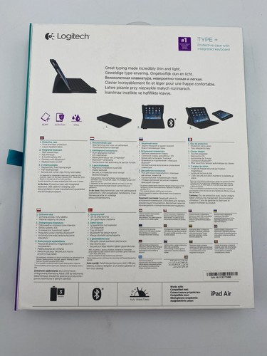 Logitech Type+ Case And Keyboard For iPad Air. Unused In Box. - Picture 7 of 8