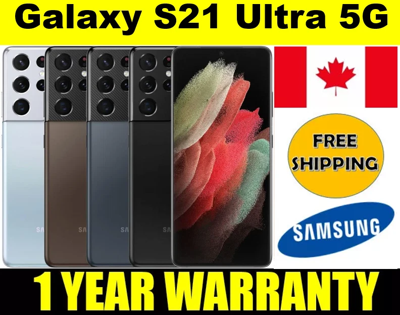 Samsung Galaxy S21 Ultra 128/256G 6.8" Display Unlocked- Good *Budget Friendly*