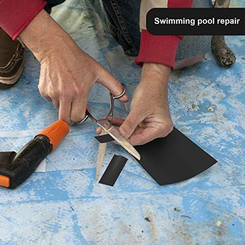 Syhood Extra Large Pool Liner Repair Patch 2.8 Ft X 4.1 Ft Black Self Adhesive V - Picture 4 of 12