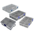 Adjustable Plastic Storage Box with 610 Grids for Organizing Small Items