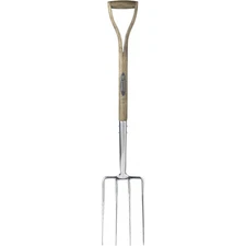 Spear & Jackson Traditional Stainless Steel Digging Fork, Durable Garden Tool