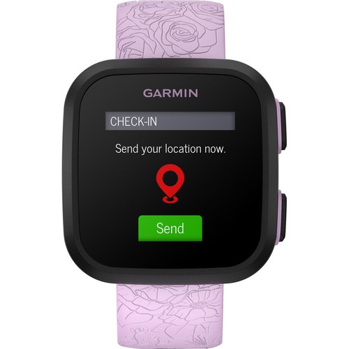 Garmin Bounce Kid Smartwatch bidirectionnel message texte et vocal localisation piste - lilas - Photo 5 sur 12
