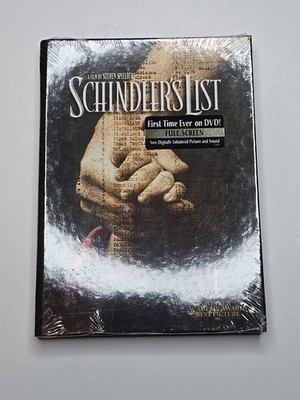 Schindler's List (DVD, 2004 Full Frame Digipak Packaging Edition) New Sealed