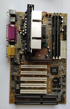 Abit VT6X4 Mobo with Pentium III 800MHz Slot1 CPU and 512MB RAM -Test OK 
