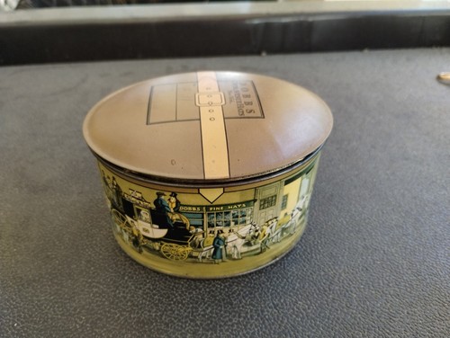 Vintage Antique Dobbs Salesman Sample Top Hat in Original Tin 1940s era - Picture 3 of 11