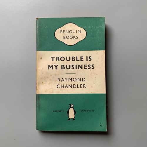 Trouble Is My Business Raymond Chandler 1954 Penguin Crime PB Vintage