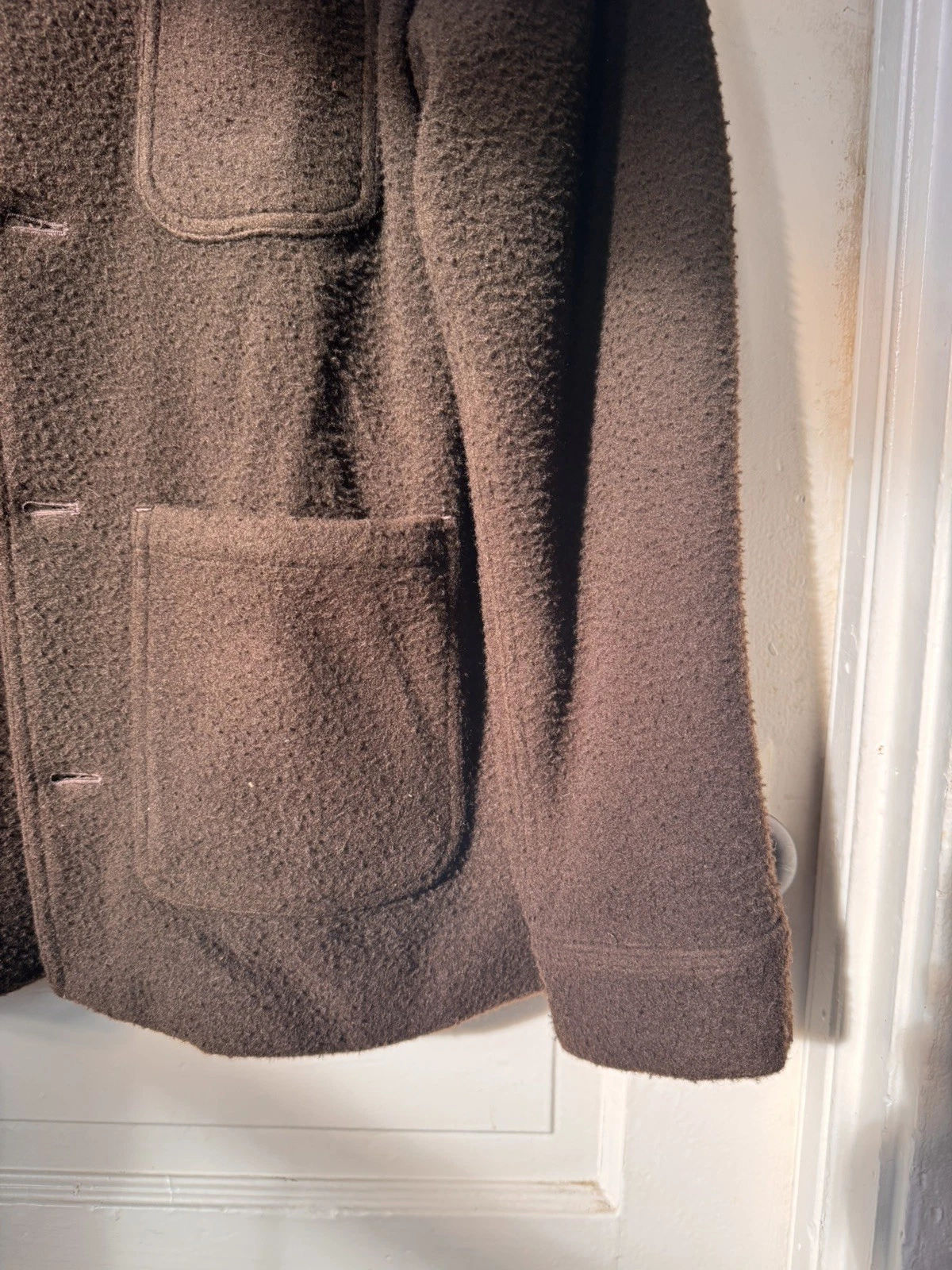 Far Afield Station Jacket - Slate Brown Tuscan Pile Men's Medium image 6