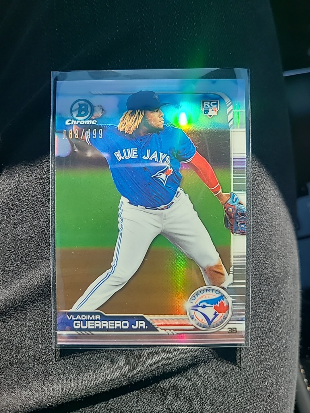 2019 Bowman Chrome Vladimir Guerrero Jr /499 Refractor Rookie Card RC SP