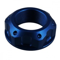 Mutter Lenkkopf M25X1.00Mm Alu Blau FüR Kawasaki ZZR 1400 F Special Edition ABS