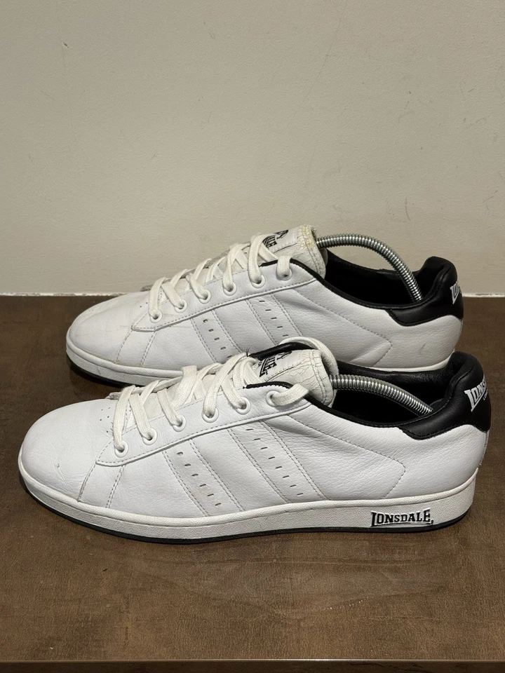 Lonsdale Sneaker Wimbledon White Versatile Lifestyle Sneaker Men's TrainersUK9.5 - Image 1 of 4